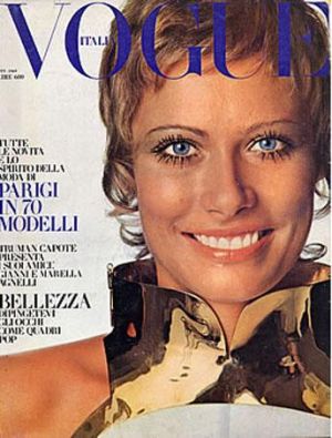 Vintage Vogue magazine covers - wah4mi0ae4yauslife.com - Vintage Vogue Italia October 1969 _-_Susan_Schoenberg.jpg